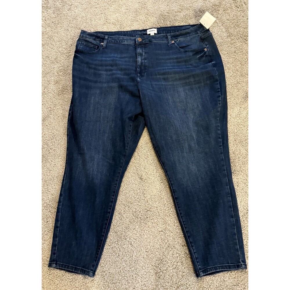 Sonoma Plus Size 26W High Rise Skinny Stretch Jeans Dark Blue NWT